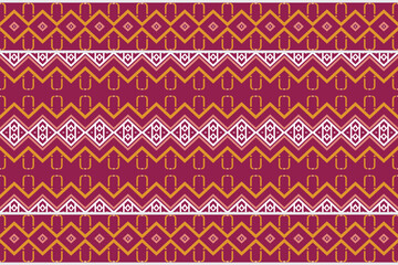 Ethnic pattern. traditional patterned Native American art It is a pattern created by combining geometric shapes. Create beautiful fabric patterns. Design for print. Using in the fashion industry.
