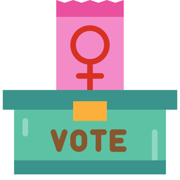 Women Suffrage Flat Icon