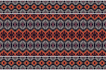 Ethnic pattern vector. traditional patterned Native American art It is a pattern geometric shapes. Create beautiful fabric patterns. Design for print. Using in the fashion industry.