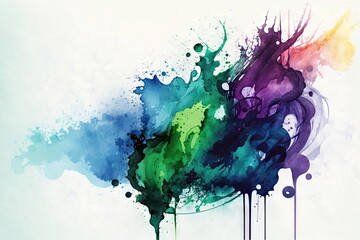 Abstract paint colwater color, Abstract background , Made by AI,Artificial intelligence or background with splashes, oil paint, vector illustration, Made by AI,Artificial intelligence