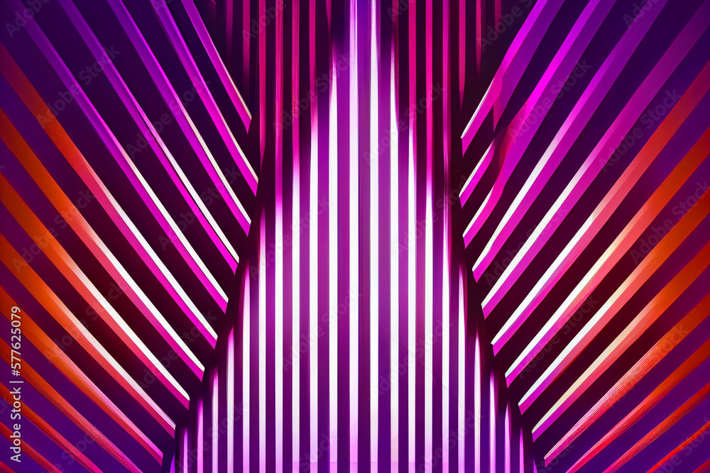 Poster abstract background consisting of geometric pattern. gradient color from violet to red. wide angle f