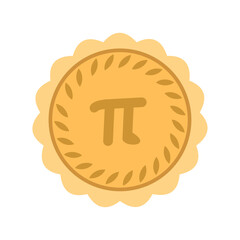 Pi Day Pie Illustration