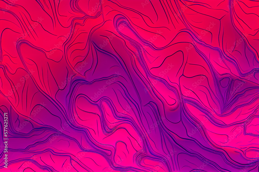 Poster abstract background consisting of geometric pattern. gradient color from violet to red. wide angle f
