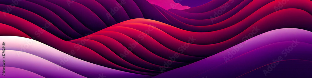 Poster abstract background consisting of geometric pattern. gradient color from violet to red. wide angle f