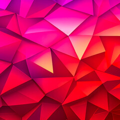 Abstract background consisting of geometric pattern. Gradient color from violet to red. Wide angle format banner