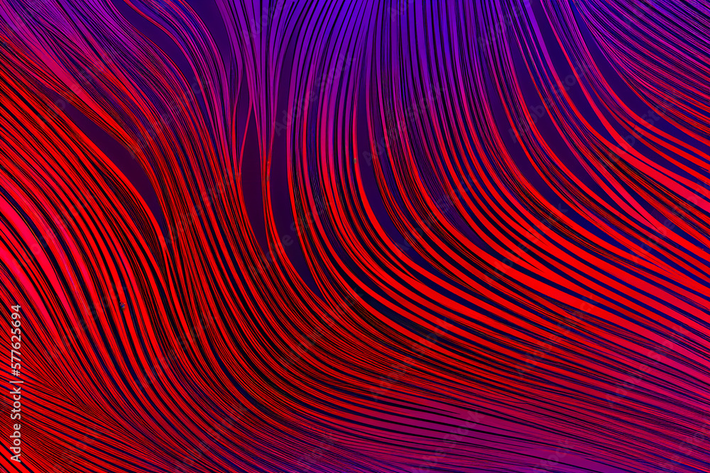 Poster abstract background consisting of geometric pattern. gradient color from violet to red. wide angle f