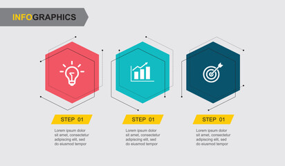 infographic design template vector illustration with icons and 3 options or steps.can be used for presentation process,layout,banner,data graph,presentation	