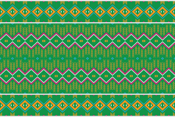 Simple ethnic design in the Philippines. Geometric ethnic pattern traditional Design It is a pattern geometric shapes. Create beautiful fabric patterns. Design Using in the fashion industry.