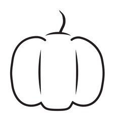 Pumpkin icon illustration design art