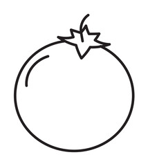 Tomato icon illustration design art