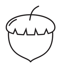 Acorn icon illustration design art
