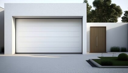 Ultra modern futuristic garage door so that not only your car is special