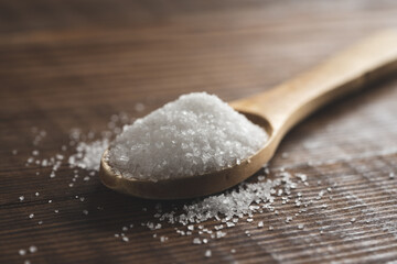 Salt on the spoon