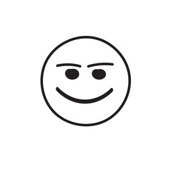 Emoji face icon set and Hand drawn sketch style. Doodle  Emoji with different emotion mood, angry, evil,  happy, sad, smile face. Hand drawn trendy Vector