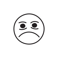 Emoji face icon set and Hand drawn sketch style. Doodle  Emoji with different emotion mood, angry, evil,  happy, sad, smile face. Hand drawn trendy Vector