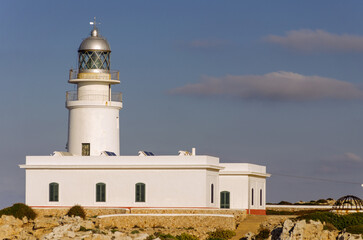 Fototapeta na wymiar Faro de cavalleria, Menorca 