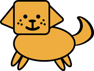 an orange puppy, dog