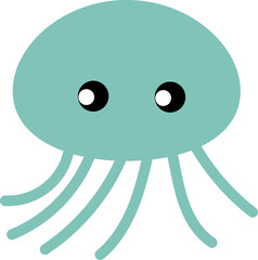 Comic version of the jellyfish icon