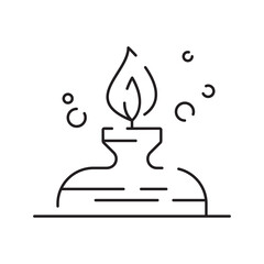 Chemistry and laboratory related line icon. Science and scientific equipment linear icon. Lab and experiment outline vector sign biology. Test instruments