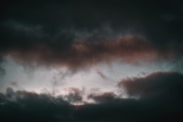 Fototapeta na wymiar Evening sky. Natural texture background.