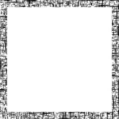 Grunge frame black and white texture