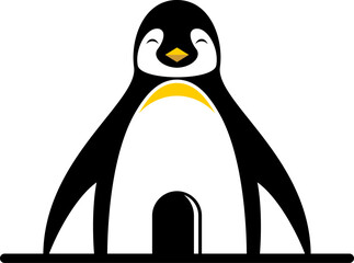 Penguin house with door inside