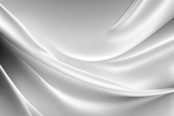 Obraz premium White luxury fabric background, Generative AI