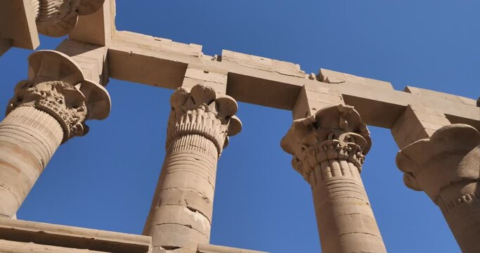 Philae temples, Temple of Isis,Aswan, upper Egypt