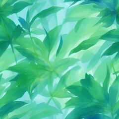 abstract background with leaves created with generative ai technology