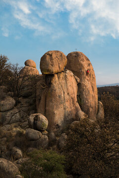 Rock climbing in El Diente, Guadalajara, Jalisco, Mexico