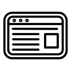 Landing page icon