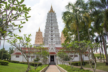 Beautiful view of the Wat Yan Temple in Pattaya, Thailand