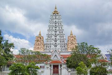 Beautiful view of the Wat Yan Temple in Pattaya, Thailand