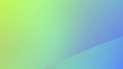 Glowing green blue gradient curve wave background. Seamless loop
