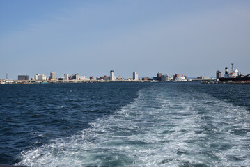 Hakodate bay cruise, Hokkaido, Japan 