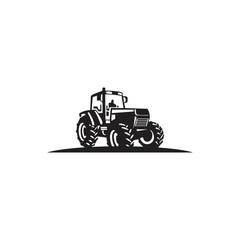 Fototapeta na wymiar tractor farming logo design