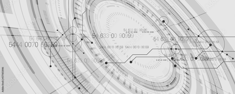 Poster concept abstract white background image of technology and information network communication banner d
