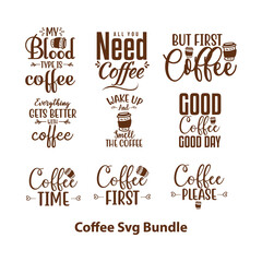 Coffee Svg Bundle
