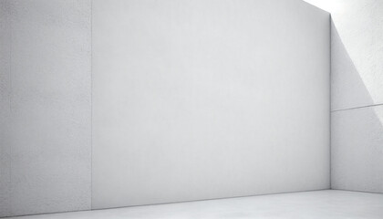 Blank white concrete wall texture background, Generative AI