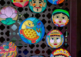 traditional wooden paintigs