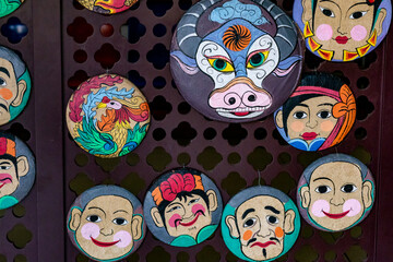 set of cartoon characters