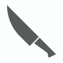 knife icon, chopper vector, cleaver illustration