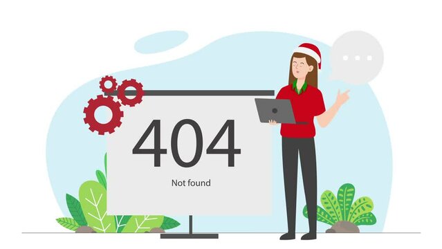 Saleswoman reported the problem of the website crashing