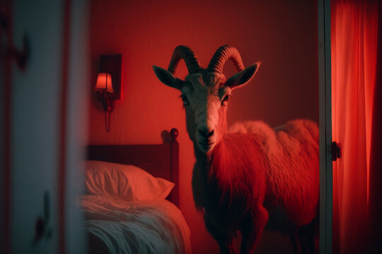 Scary goat