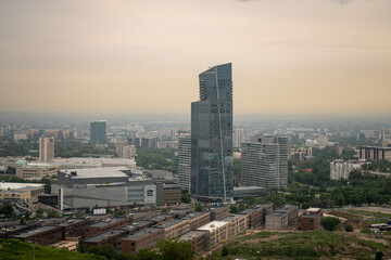 Fototapeta premium view of downtown city