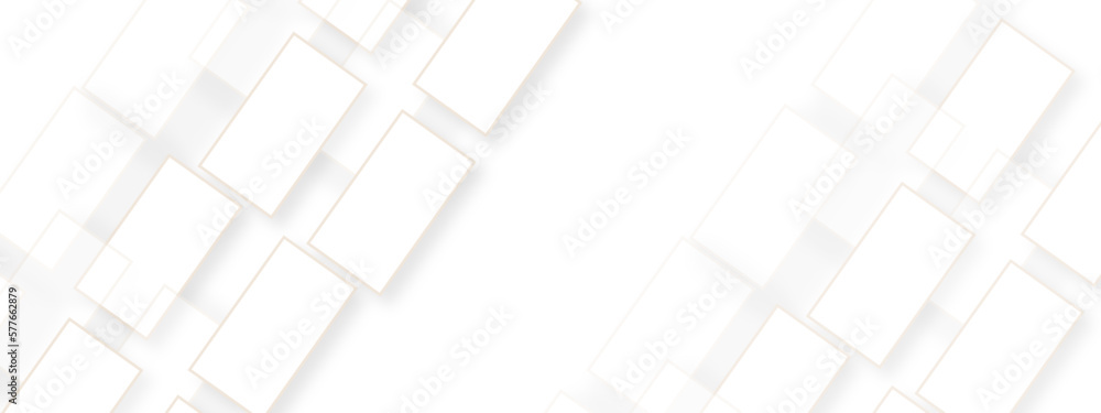 Poster abstract background with white and gray color technology modern background design . geometric backgr