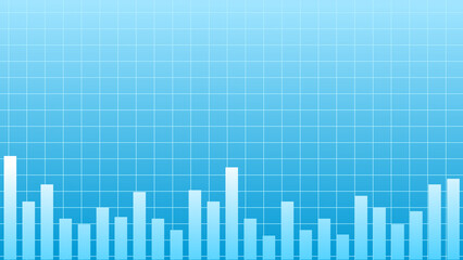 Abstract graph chart of stock market trade background.
