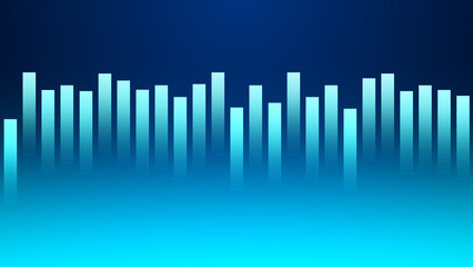 Abstract graph chart of stock market trade background.
