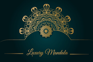 Ornamental Luxury Mandala Design Background