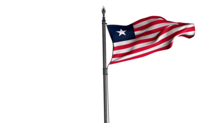  Liberia, Republic of Liberia, Country Flag
